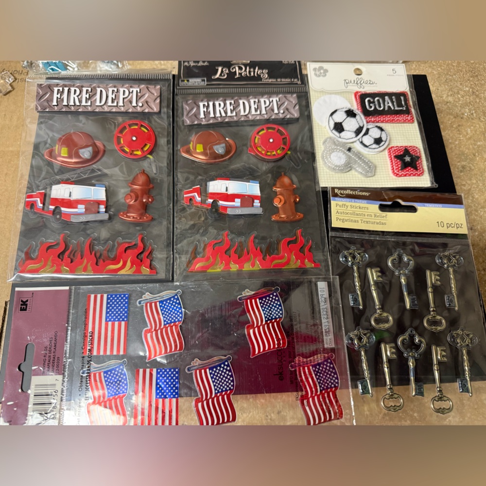 NWT. Bundle of scrapbook items for scrapbooking, card making, party and crafts.